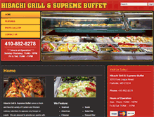 Tablet Screenshot of habachigrillparkville.com